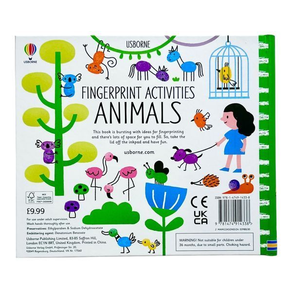 Fingerprint Activities: Animals 11052 фото