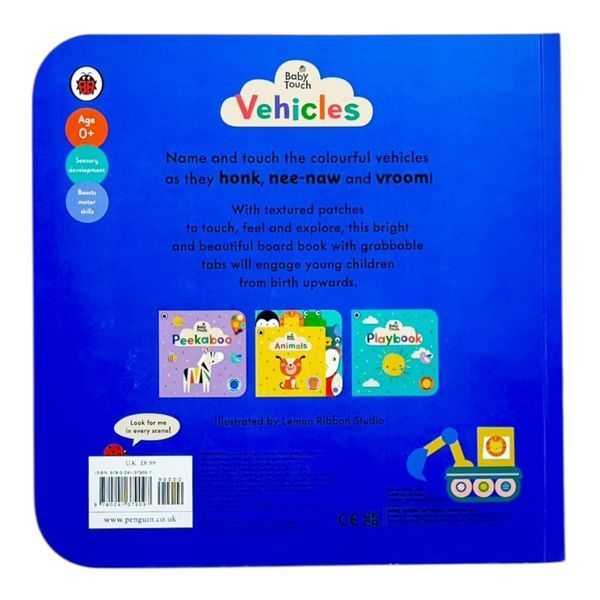 Baby Touch: Vehicles Tab Book (A Touch-and-Feel Playbook) 11055 фото