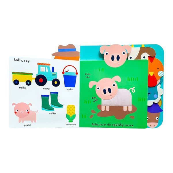 Baby Touch: Farm Animals (A Touch-and-Feel Playbook) 11056 фото