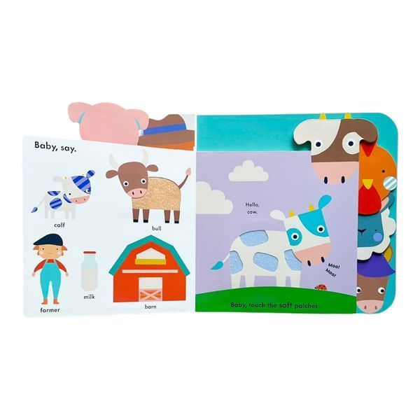 Baby Touch: Farm Animals (A Touch-and-Feel Playbook) 11056 фото