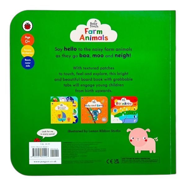 Baby Touch: Farm Animals (A Touch-and-Feel Playbook) 11056 фото