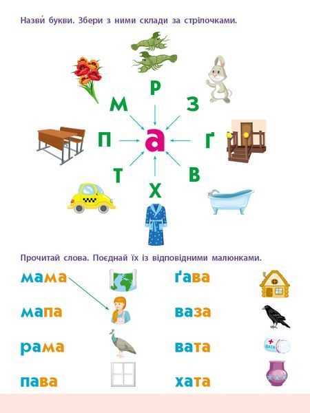 Читання до школи АРТ: Склади та слова 10608 фото