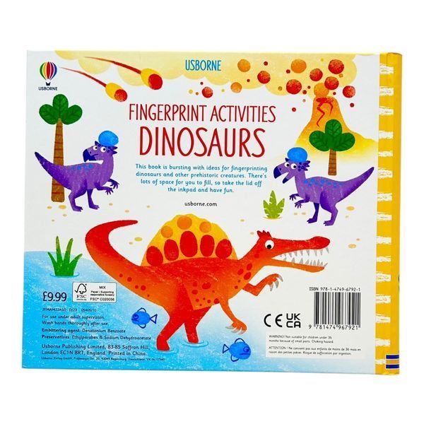 Fingerprint Activities: Dinosaurs 11232 фото