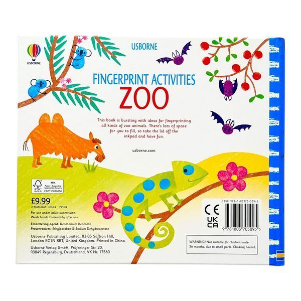 Fingerprint Activities: Zoo 11233 фото