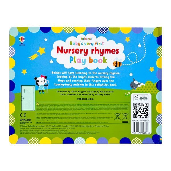 Baby's Very First Nursery Rhymes Playbook 11130 фото