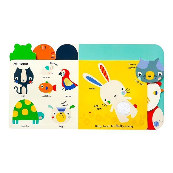 Baby Touch: Animals Tab Book 11132 фото