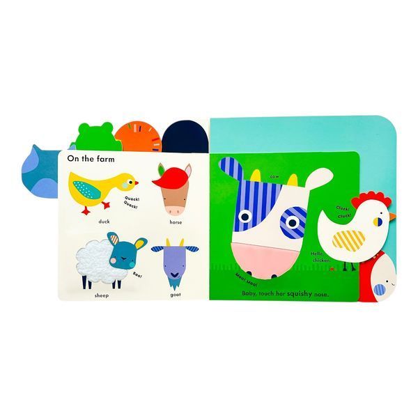 Baby Touch: Animals Tab Book 11132 фото