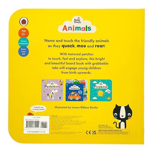 Baby Touch: Animals Tab Book 11132 фото