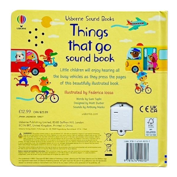 Things That Go Sound Book 11046 фото
